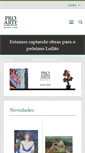 Mobile Screenshot of proartegaleria.com.br